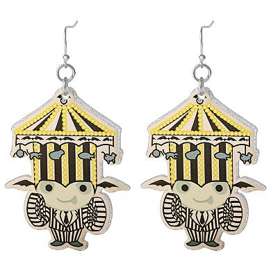 Beetlejuice Circus Tent Drop Earrings