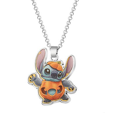 Disney's Lilo & Stitch Pumpkin Pendant Necklace & Stud Earrings Set