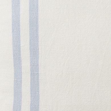 Mina Victory Lifestyle Cotton Linen Stripes Indoor Throw Pillow