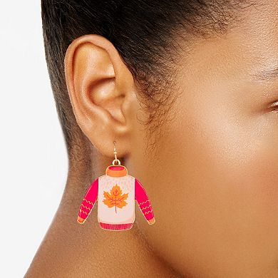 Celebrate Together Sweater Drop Earrings