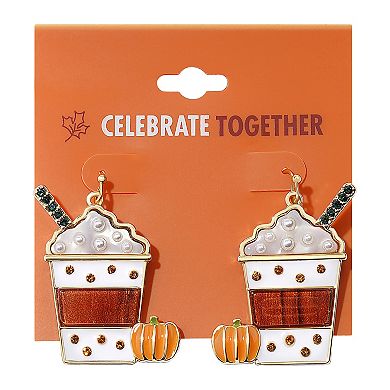 Celebrate Together Pumpkin Spice Latte Drop Earrings