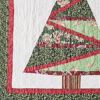 Greenland Home Fashions Christmas Tree Throw Blanket