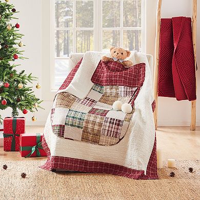 Greenland Home Fashions Jolly Stocking Throw Blanket