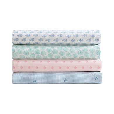 Laura Ashley Scallop Embroidered Sheet Set
