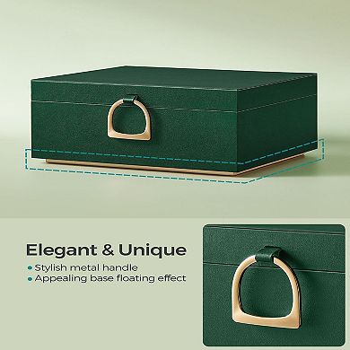 2-layer Jewelry Box, Jewelry Organizer With Handle