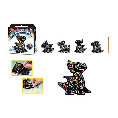 Artlover 3d Scratch-a-doodle Dragon