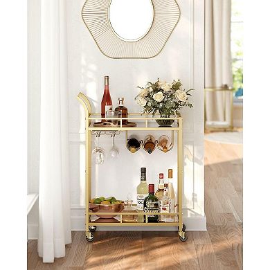 Chic And Elegant Gold Bar Cart