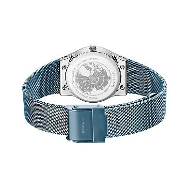 BERING Women's Classic Stainless Steel Sunray Dial Milanese Bracelet Watch - 12927-308