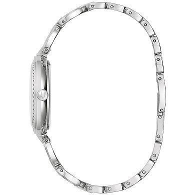 Bulova Women's Stainless Steel Crystal Accent Bracelet Watch