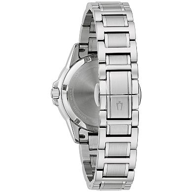 Bulova Women's Marine Star Stainless Steel Diamond Accent Dial Bracelet Watch - 96P237