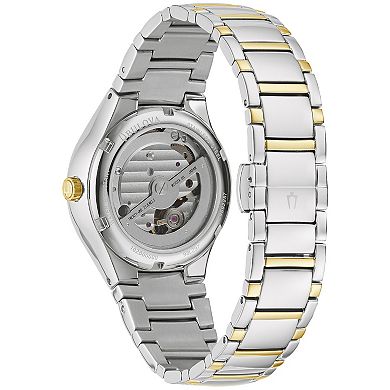 Bulova Women's Classic Two-Tone Stainless Steel Automatic Mother Of Pearl Dial Bracelet Watch - 98L297
