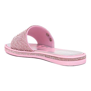 Juicy Couture Kids Yimmy Girls Flat Slide Sandals