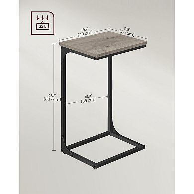 Set Of 2 C-shaped End Table