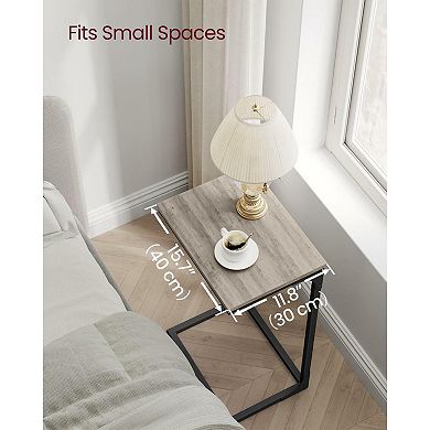 Set Of 2 C-shaped End Table