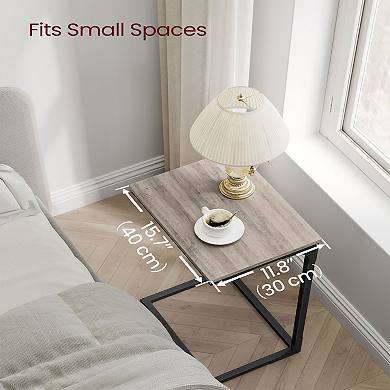 Set Of 2 C-shaped End Table