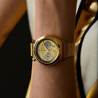 Citizen Men's Star Wars C-3PO Gold Tone Stainless Steel Tsuno Chronograph Watch