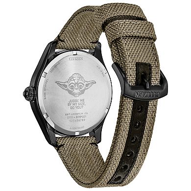 Citizen Men's Eco-Drive Star Wars Yoda Watch Cordura Strap Watch