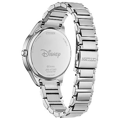 Citizen Women's Eco-Drive Disney's Minnie Mouse Dancing Minnie Stainless Steel Crystal Accent Blue Dial Bracelet Watch