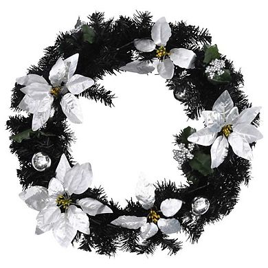 Christmas Wreath With Led Lights, Weather-resistant, Ideal Festive Delight