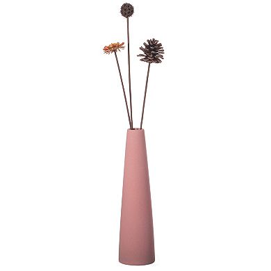 Contemporary Ceramic Table Vase Modern Pastel Colored Flower Holder