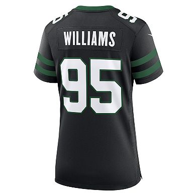 Women's Nike Quinnen Williams Legacy Black New York Jets Alternate Game Jersey