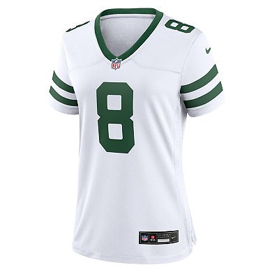 Women's Nike Aaron Rodgers Legacy White New York Jets Game Jersey