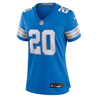 Women's Nike Barry Sanders Blue Detroit Lions Retired Player Game Jersey