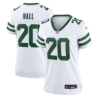 Women's Nike Breece Hall Legacy White New York Jets Game Jersey