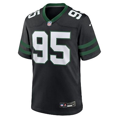 Men's Nike Quinnen Williams Legacy Black New York Jets Alternate Game Jersey
