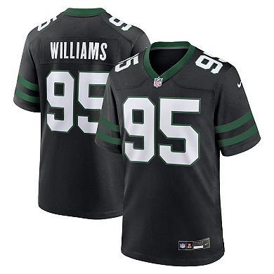 Men's Nike Quinnen Williams Legacy Black New York Jets Alternate Game Jersey