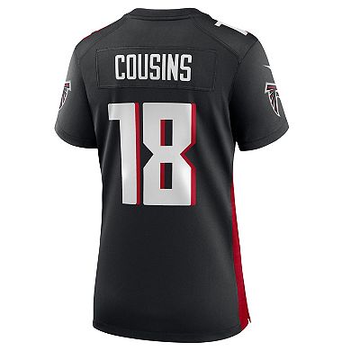 Women's Nike Kirk Cousins Black Atlanta Falcons Game Player Jersey