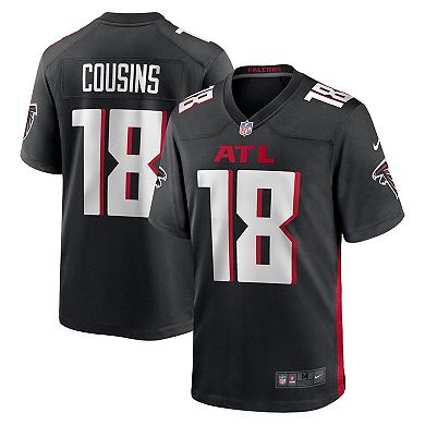 Men's Nike Kirk Cousins Black Atlanta Falcons Game Player Jersey