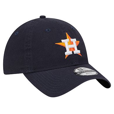 Youth New Era Navy Houston Astros Team Color 9TWENTY Adjustable Hat