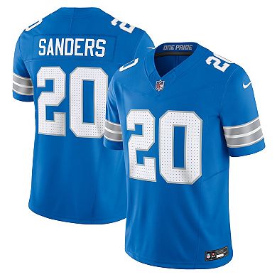 Men's Nike Barry Sanders Blue Detroit Lions Vapor F.U.S.E. Limited Jersey