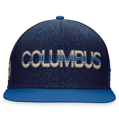 Men's Fanatics Branded Navy/Blue Columbus Blue Jackets Authentic Pro Alternate Jersey Snapback Hat