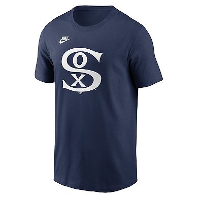Men's Nike Navy Chicago White Sox Cooperstown Collection Team Logo T-Shirt