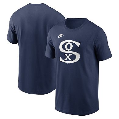 Men's Nike Navy Chicago White Sox Cooperstown Collection Team Logo T-Shirt