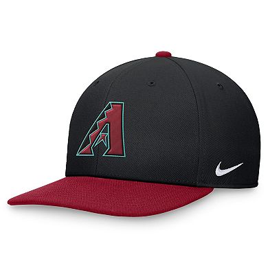 Men's Nike Black/Red Arizona Diamondbacks Evergreen Two-Tone Snapback Hat