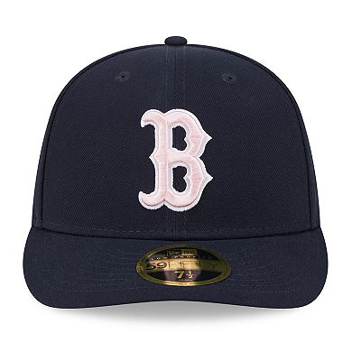 Men's New Era  Navy Boston Red Sox 2024 Mother's Day Low Profile 59FIFTY Fitted Hat