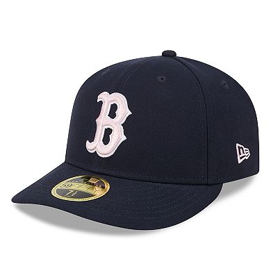 Men's New Era  Navy Boston Red Sox 2024 Mother's Day Low Profile 59FIFTY Fitted Hat