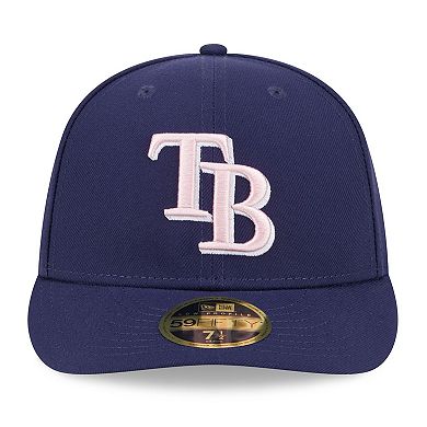 Men's New Era  Navy Tampa Bay Rays 2024 Mother's Day Low Profile 59FIFTY Fitted Hat