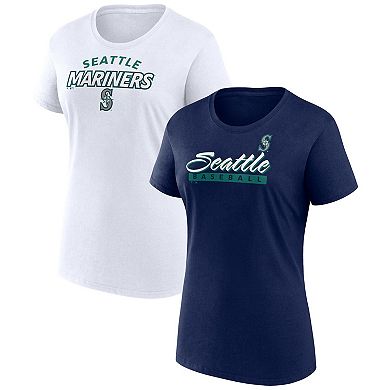 Women's Fanatics Branded Seattle Mariners Risk T-Shirt Combo Pack