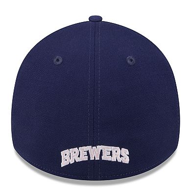 Men's New Era  Navy Milwaukee Brewers 2024 Mother's Day 39THIRTY Flex Hat