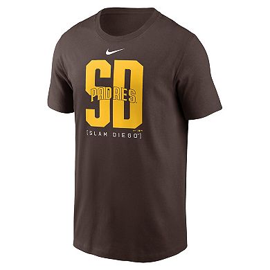Men's Nike Brown San Diego Padres Scoreboard T-Shirt