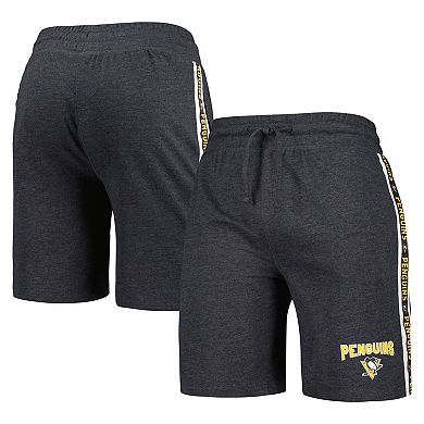Men's Concepts Sport  Charcoal Pittsburgh Penguins Team Stripe Shorts
