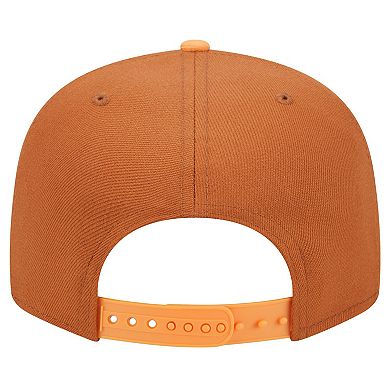 Men's New Era Brown Baltimore Orioles Spring Color Two-Tone 9FIFTY Snapback Hat