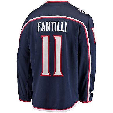 Men's Fanatics Branded Adam Fantilli Navy Columbus Blue Jackets Home Breakaway Player Jersey