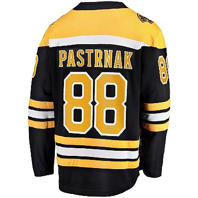 Men's Fanatics Branded David Pastrnak Black Boston Bruins Home Breakaway Jersey