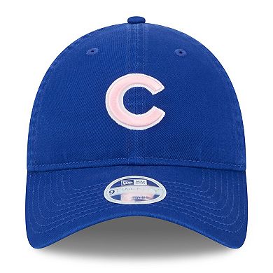 Women's New Era  Royal Chicago Cubs 2024 Mother's Day 9TWENTY Adjustable Hat