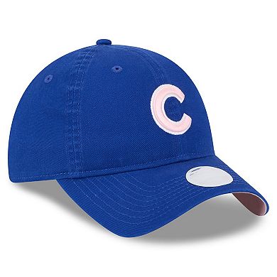 Women's New Era  Royal Chicago Cubs 2024 Mother's Day 9TWENTY Adjustable Hat